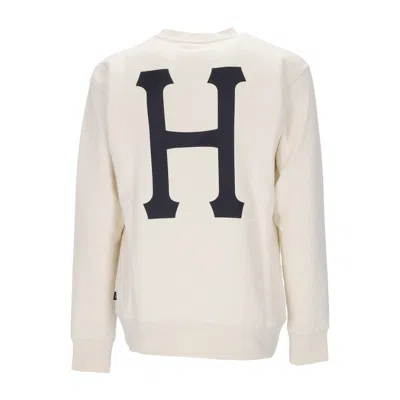 HUF ESSENTIALS CLASSIC H CREW NATURAL MEN'S CREWNECK SWEATSHIRT