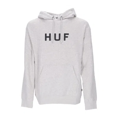 HUF ESSENTIALS OG LOGO MEN'S HOODIE P/O HOODIE ATHLETIC HEATHER