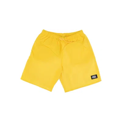 HUF HUFQUAKE DWR EASY SHORT MEN'S SWIM SHORTS LEMON YELLOW