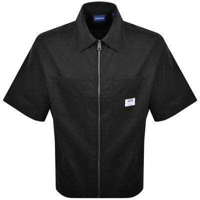 HUGO BLUE HUGO BLUE EKYZ OVERSIZED SHIRT BLACK