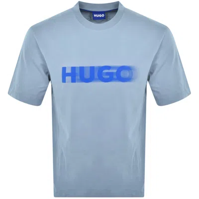 HUGO BLUE HUGO BLUE NALAX T SHIRT LIGHT BLUE