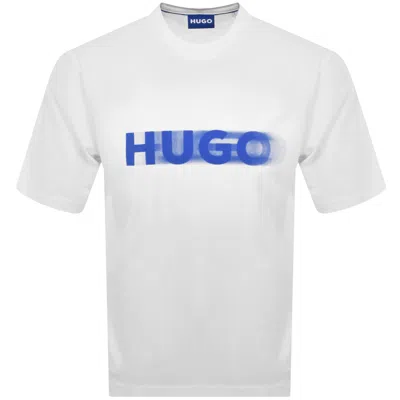 HUGO BLUE HUGO BLUE NALAX T SHIRT OPEN WHITE
