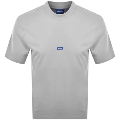 HUGO BLUE HUGO BLUE NIEROS LOGO T SHIRT GREY