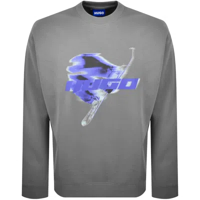 HUGO BLUE HUGO BLUE NIFTERIX SWEATSHIRT GREY