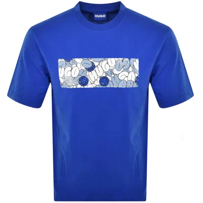 HUGO BLUE HUGO BLUE NURIX T SHIRT BLUE