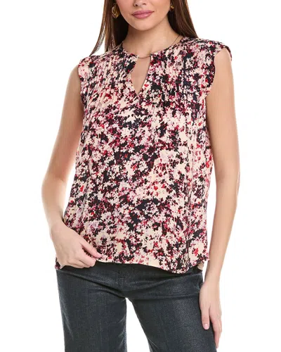 HUGO BOSS HUGO BOSS BINALLI SILK-BLEND BLOUSE