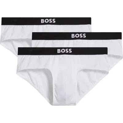 HUGO BOSS BOSS 3-PACK POWER STRETCH COTTON BRIEFS