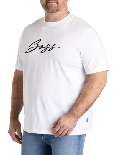 HUGO BOSS BOSS BIG & TALL  THOMPSON SCRIPT T-SHIRT
