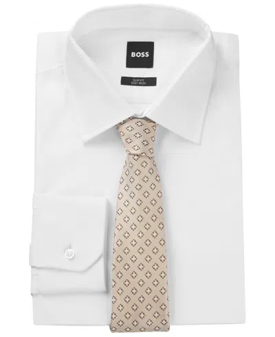 HUGO BOSS BOSS BY HUGO BOSS MEN'S PATTERNED JACQUARD SILK TIE