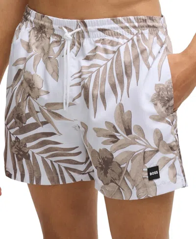 HUGO BOSS BOSS BY HUGO BOSS MEN'S SEASONAL PRINT SWIM SHORTS