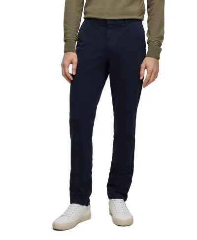HUGO BOSS BOSS BY HUGO BOSS MEN'S STRETCH-COTTON GABARDINE SLIM-FIT CHINOS