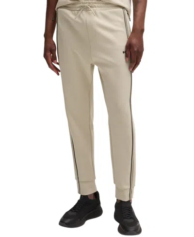 HUGO BOSS BOSS BY HUGO BOSS MEN'S TAPE INSERTS TRACKSUIT BOTTOMS