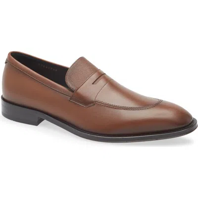 HUGO BOSS BOSS DERREK LEATHER LOAFER