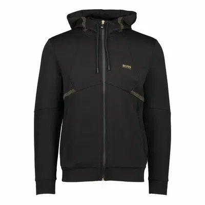 HUGO BOSS BOSS GREEN HUGO BOSS SAGGY 2 SCHWARZ 001 REISSVERSCHLUSS KAPUZENPULLOVER 50458851