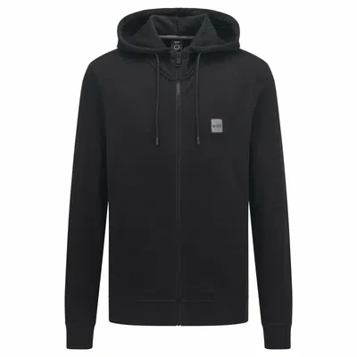 HUGO BOSS BOSS ORANGE HUGO ZETALK 1 REISSVERSCHLUSS KAPUZENPULLOVER SCHWARZ 001 50462789
