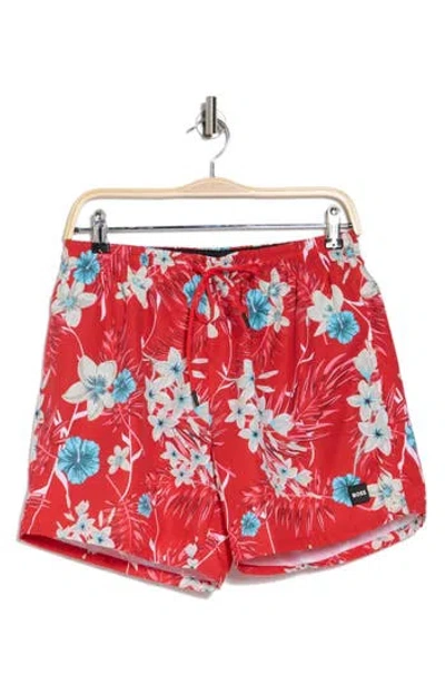 HUGO BOSS BOSS PIRANHA RECYCLED POLYESTER SWIM TRUNKS