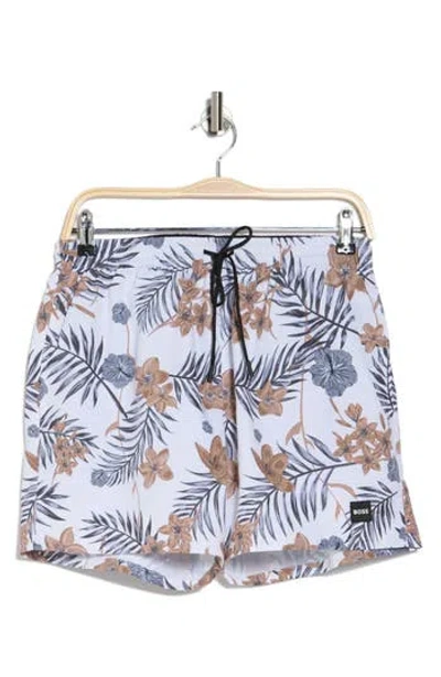 HUGO BOSS BOSS PIRANHA RECYCLED POLYESTER SWIM TRUNKS