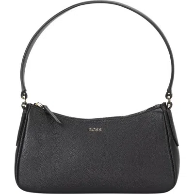 HUGO BOSS BOSS SMALL ALYCE LEATHER HOBO BAG