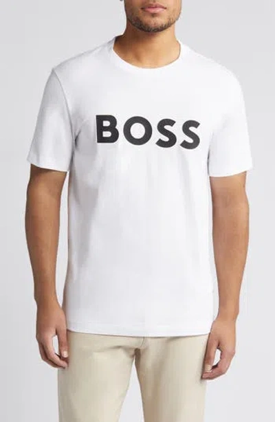 HUGO BOSS BOSS TIBURT LOGO GRAPHIC T-SHIRT