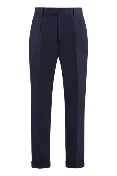 HUGO BOSS BOSS VIRGIN WOOL TROUSERS