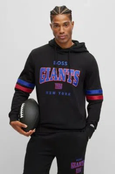 HUGO BOSS BOSS X NFL COTTON-TERRY HOODIE WITH COLLABORATIVE BRANDING