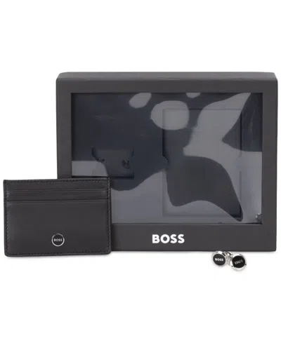 HUGO BOSS HUGO BY HUGO BOSS MEN'S CARD CASE & CUFFLINK SET
