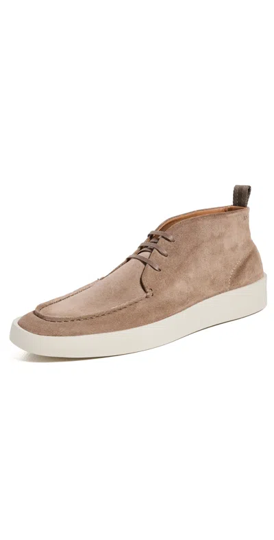 HUGO BOSS CLAY SUEDE DESERT BOOTS MEDIUM BEIGE