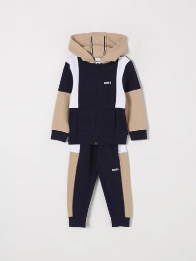 HUGO BOSS CLOTHING SET BOSS KIDS COLOR BLUE