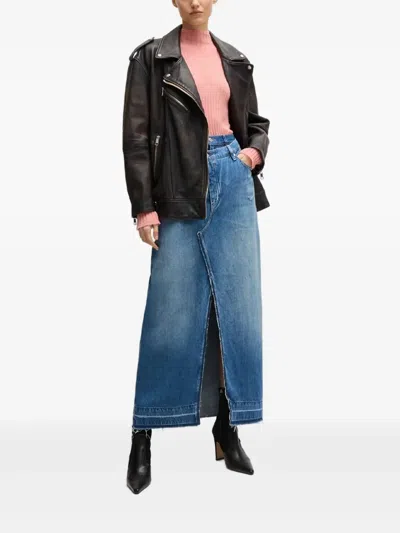 HUGO BOSS DENIM MAXI SKIRT