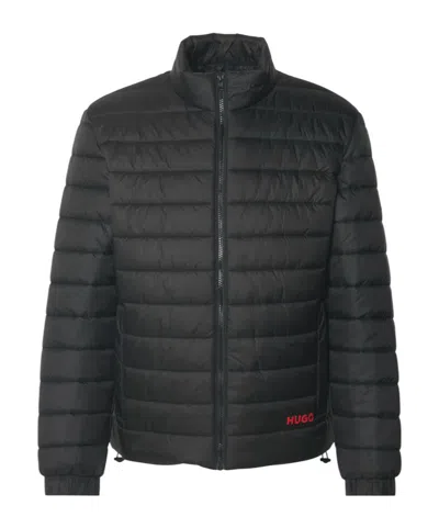 HUGO BOSS EMBROIDERED-LOGO PADDED JACKET