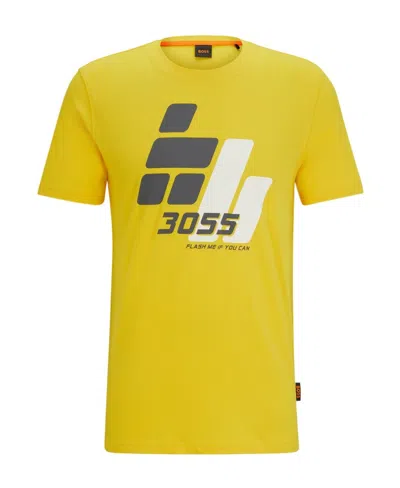 HUGO BOSS GRAPHIC-PRINT COTTON T-SHIRT