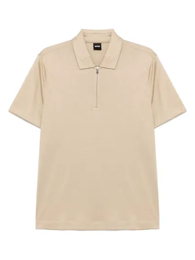 HUGO BOSS HALF-ZIP POLO SHIRT