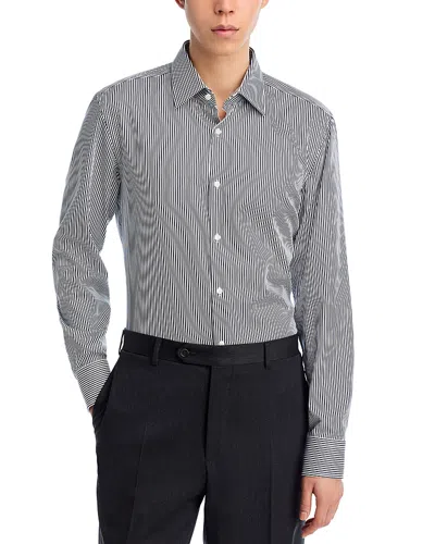 HUGO BOSS HANK SLIM FIT BUTTON-FRONT SHIRT