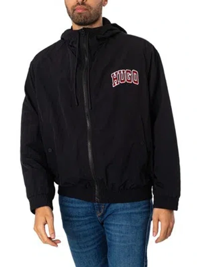 HUGO BOSS HUGO HERREN BENJI2421 JACKE, SCHWARZ