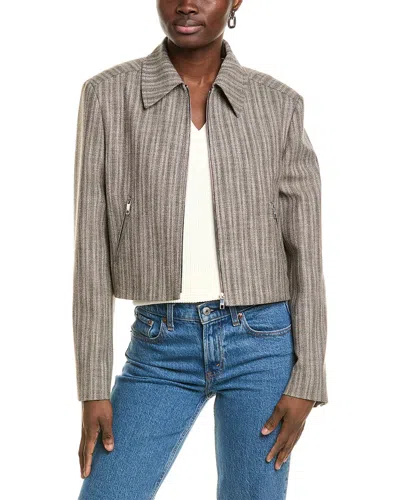 HUGO BOSS HUGO BOSS JALERENA WOOL-BLEND JACKET