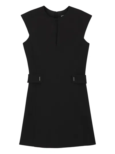HUGO BOSS KEYHOLE-NECKLINE MINI DRESS