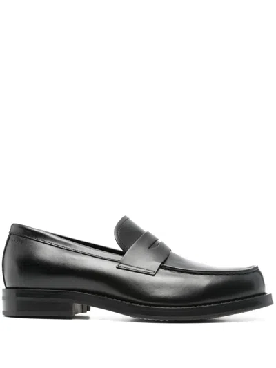 HUGO BOSS LEATHER LOAFERS