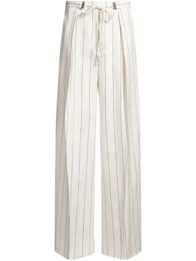 HUGO BOSS LINEN-BLEND TROUSERS