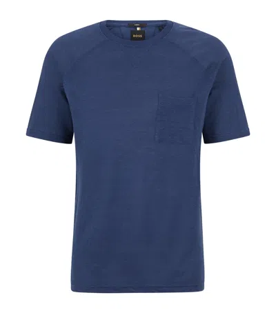 HUGO BOSS BOSS LINEN T-SHIRT