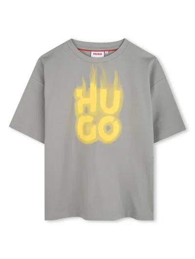 HUGO BOSS LOGO-PRINT COTTON T-SHIRT