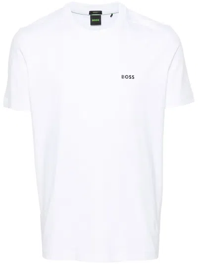 HUGO BOSS LOGO-PRINT COTTON T-SHIRT