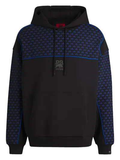 HUGO BOSS LOGO-PRINT HOODIE