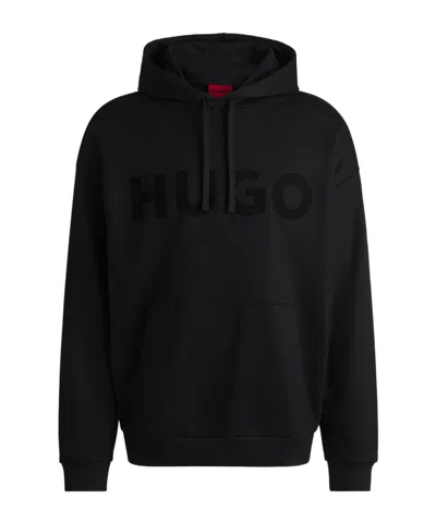 HUGO BOSS LOGO-PRINT HOODIE