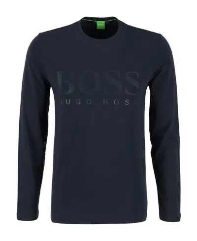 HUGO BOSS LOGO PRINTED ROUND COLLAR T-SHIRT