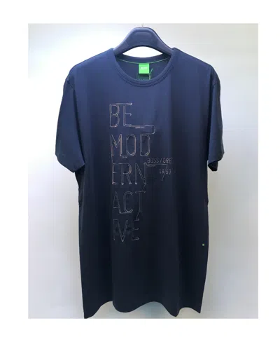 HUGO BOSS LOGO ROUND-NECKED T-SHIRT