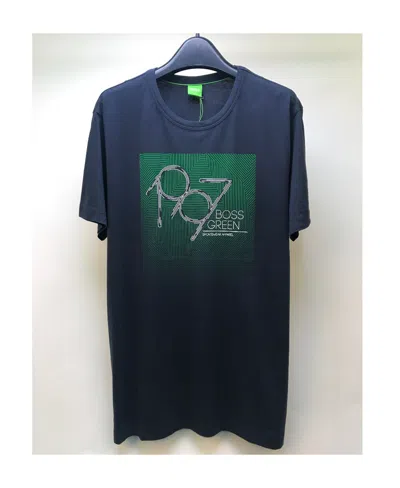 HUGO BOSS LOGO ROUND-NECKED T-SHIRT