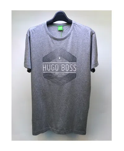 HUGO BOSS LOGO ROUND-NECKED T-SHIRT