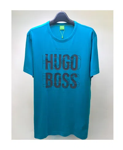 HUGO BOSS LOGO ROUND-NECKED T-SHIRT