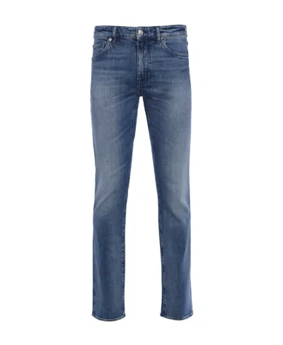 HUGO BOSS LOGO STRAIGHT JEANS