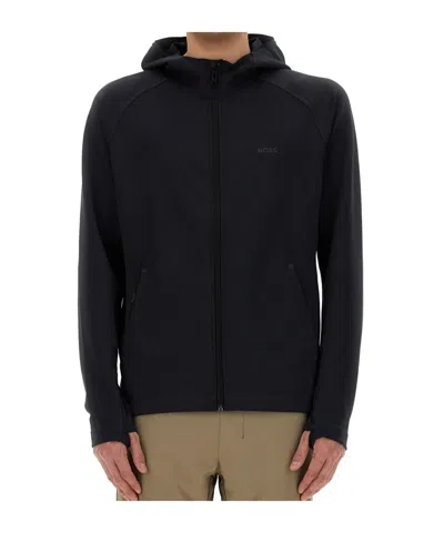 HUGO BOSS LONG-SLEEVED HOODED SWEATSHIRT